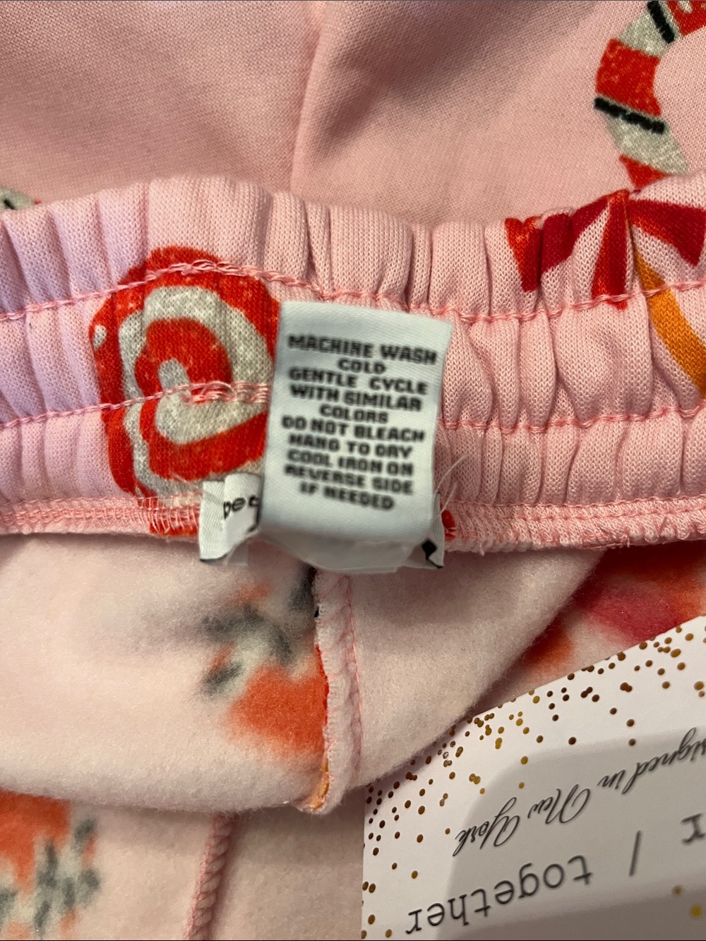 Pink Better Together Candy Print Lounge Set, size large, new with tags - Picture 14 of 14